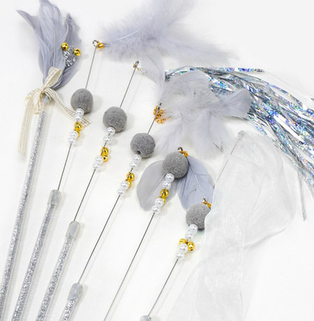 Undiță jucărie - pentru pisici