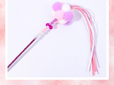 Jucărie pentru pisici cu pandantiv și suport cu aspirator