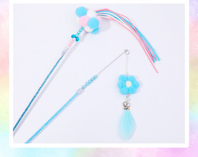 Jucărie pentru pisici cu pandantiv și suport cu aspirator