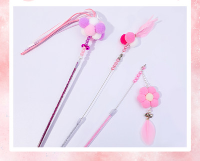 Jucărie pentru pisici cu pandantiv și suport cu aspirator