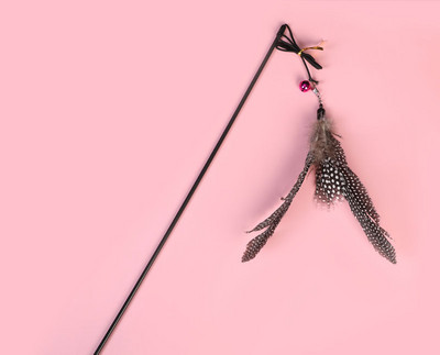 Undița din lemn cu pandantiv