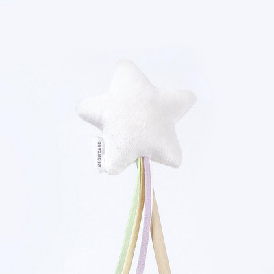 Igračka za mačke - drveni štap sa zvijezdom