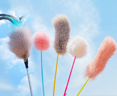 Kaķu rotaļu makšķere dažādos modeļos