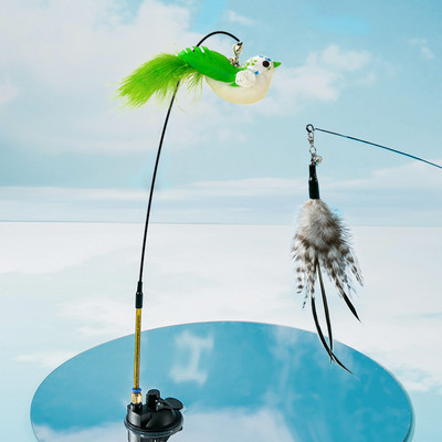 Undiță de pescuit jucărie cu pisici - mai multe modele