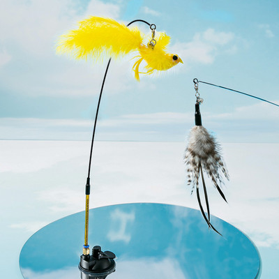 Undiță de pescuit jucărie cu pisici - mai multe modele