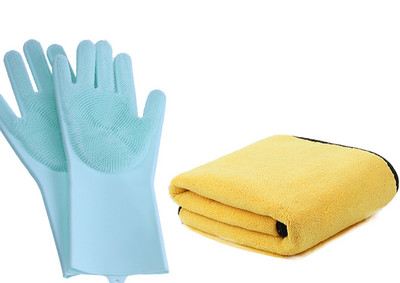 Γάντια μπάνιου - για γάτες