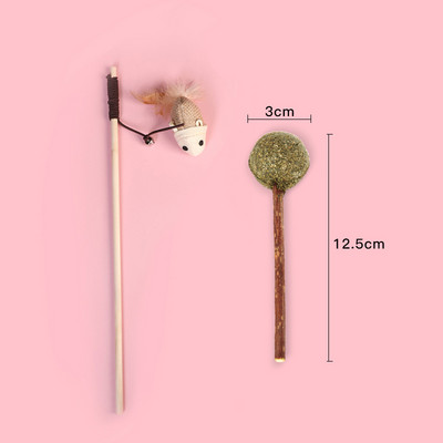 Diferite modele de undiță tip jucărie pentru pisici