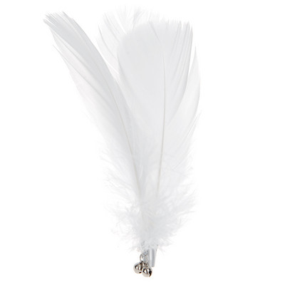 Kassi mänguasi sulgedega - õngeritva tüüpi