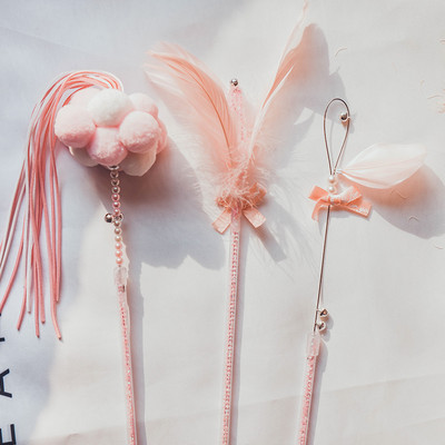 Kassi mänguasi sulgedega - 1 või 3 tükki