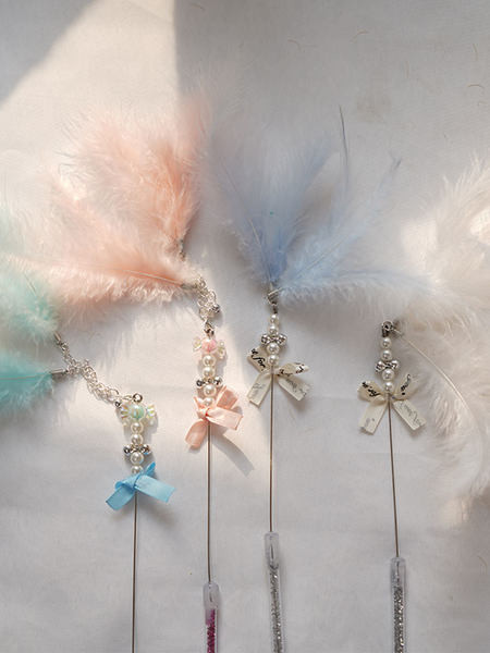 Kassi mänguasi sulgedega - 1 või 3 tükki