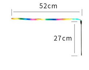 Rotaļlieta kaķim ar garu lentu tipa makšķeri