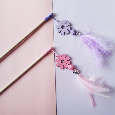 Diferite modele de jucărie pentru pisici cu pene de undiță