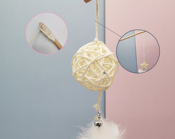 Diferite modele de jucărie pentru pisici cu pene de undiță