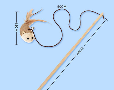 Παιχνίδι καλάμι ψαρέματος για γάτες - διαφορετικά μοντέλα