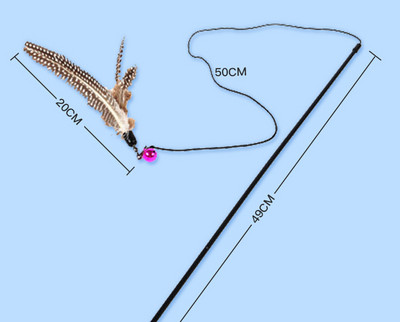 Παιχνίδι καλάμι ψαρέματος για γάτες - διαφορετικά μοντέλα