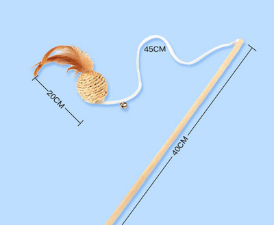 Παιχνίδι καλάμι ψαρέματος για γάτες - διαφορετικά μοντέλα