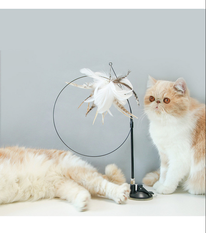 Mačka igračka štap za pecanje s privjeskom od perja