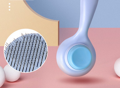 Πλαστική βούρτσα μαλλιών γάτας με εύκολη λειτουργία καθαρισμού