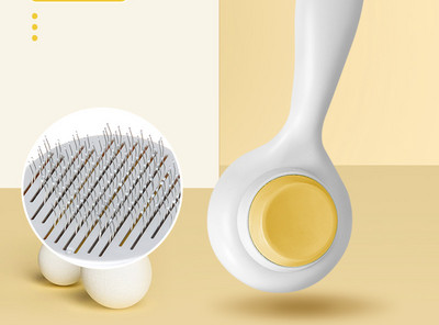 Πλαστική βούρτσα μαλλιών γάτας με εύκολη λειτουργία καθαρισμού