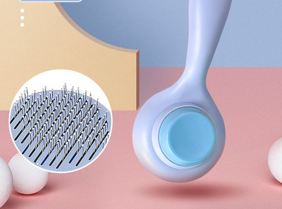 Πλαστική βούρτσα μαλλιών γάτας με εύκολη λειτουργία καθαρισμού