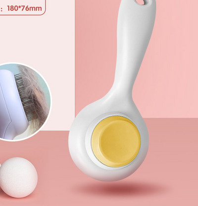 Πλαστική βούρτσα μαλλιών γάτας με εύκολη λειτουργία καθαρισμού