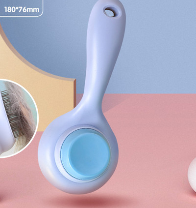 Πλαστική βούρτσα μαλλιών γάτας με εύκολη λειτουργία καθαρισμού