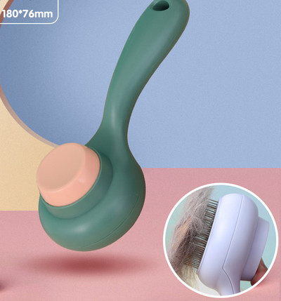 Πλαστική βούρτσα μαλλιών γάτας με εύκολη λειτουργία καθαρισμού