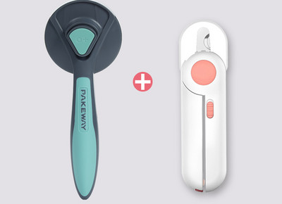 Perie pentru pisici cu cap rotund