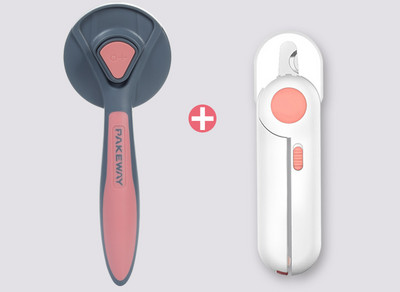 Perie pentru pisici cu cap rotund