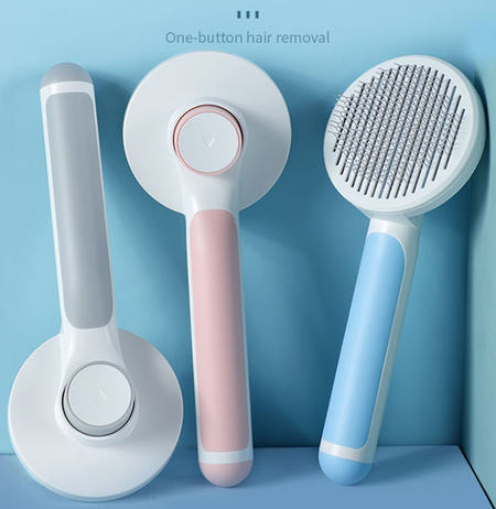 Perie pentru pisici cu cap rotund