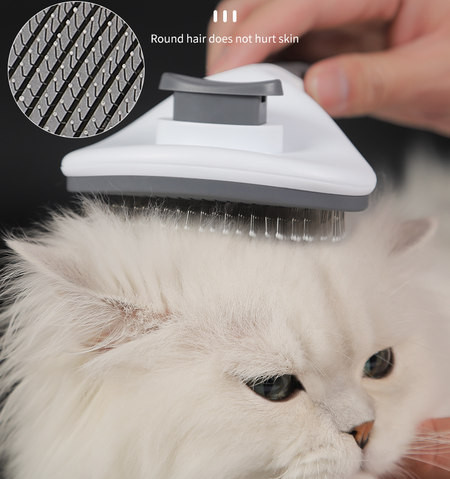 Birste kaķu ķemmēšanai - vairākas krāsas