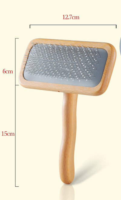 Pieptene din lemn pentru pieptănarea pisicilor