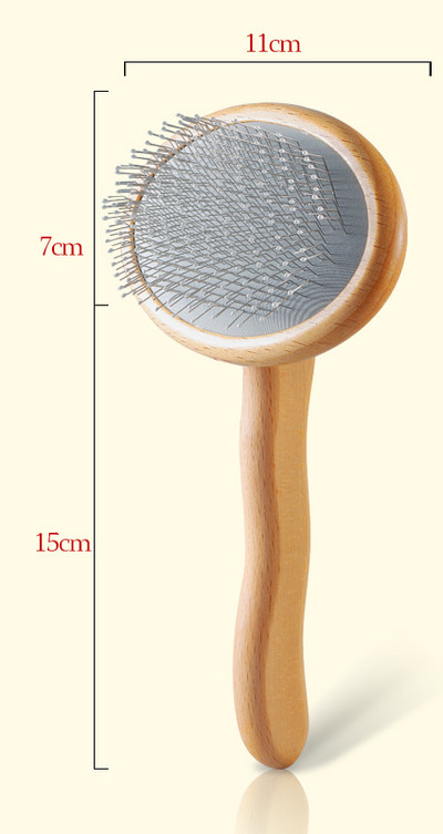 Pieptene din lemn pentru pieptănarea pisicilor