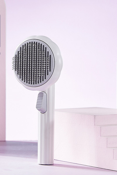 Βούρτσα γάτας με εύκολη λειτουργία καθαρισμού