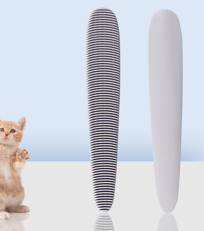 Pieptene pentru pisici în roz și gri