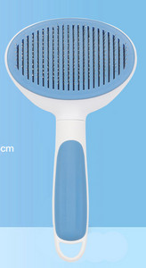 Perie din plastic pentru pisici cu funcție de curățare ușoară