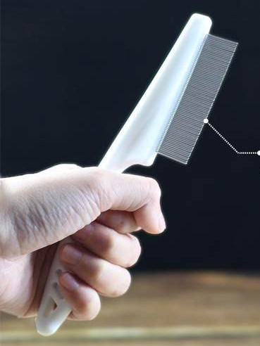 Pieptene pentru animale de companie - cu freze metalice