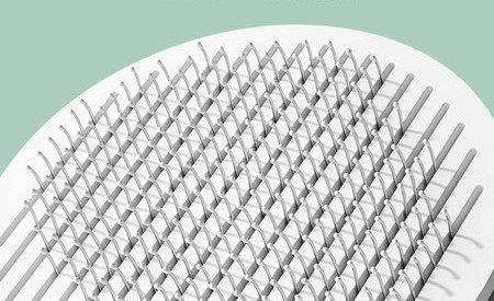 Perie pentru pieptănarea pisicilor în trei culori