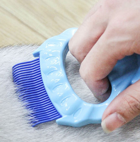 Χτένα με λαβή για χτένισμα μαλλιών για γάτες