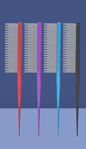 Metallist lõikehammastega kamm kassidele