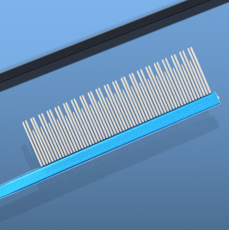 Metallist lõikehammastega kamm kassidele