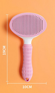 Perie pentru pisici cu buton pentru curatare usoara