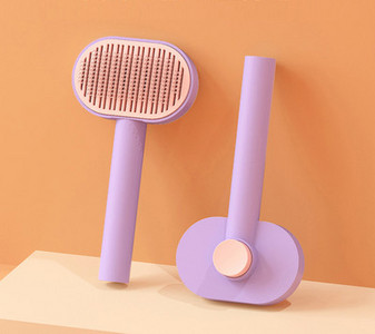 Πλαστική οβάλ βούρτσα με εύκολη λειτουργία καθαρισμού