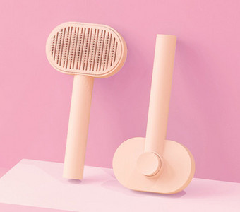 Πλαστική οβάλ βούρτσα με εύκολη λειτουργία καθαρισμού