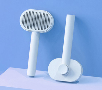 Πλαστική οβάλ βούρτσα με εύκολη λειτουργία καθαρισμού