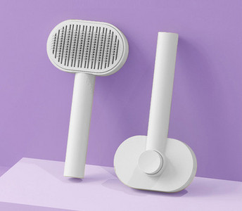 Πλαστική οβάλ βούρτσα με εύκολη λειτουργία καθαρισμού