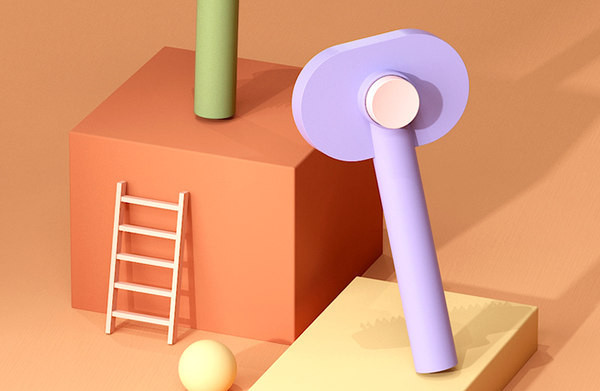 Πλαστική οβάλ βούρτσα με εύκολη λειτουργία καθαρισμού