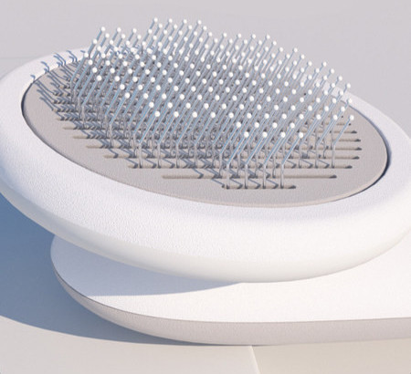 Perie pentru curățarea părului de pisică moartă