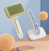 Perie pentru pieptănarea părului și un nasture pentru curățare ușoară