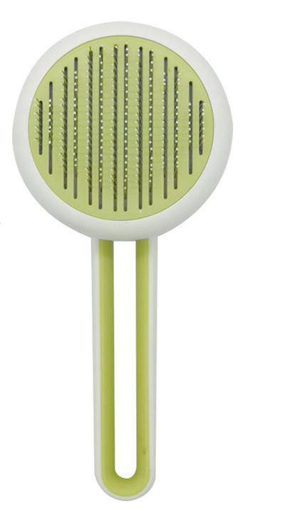 Perie pentru pisici cu funcție de curățare ușoară